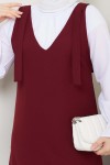 Gömlek + Ji̇le Elbi̇se Bordo 4678 Gömlek + Ji̇le Elbi̇se Bordo 4678