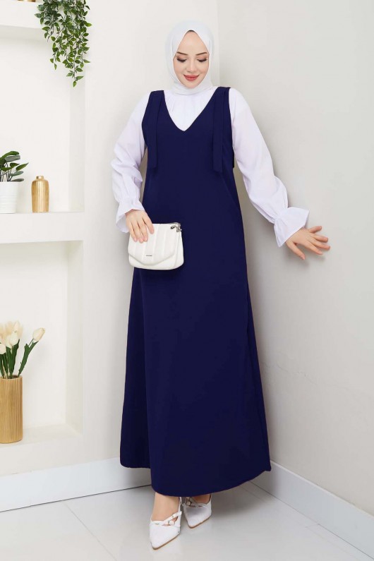Gömlek + Ji̇le Elbi̇se Lacivert 4678