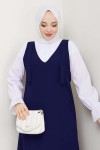 Gömlek + Ji̇le Elbi̇se Lacivert 4678 Gömlek + Ji̇le Elbi̇se Lacivert 4678