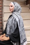 Etnik Desen Şal Beyaz H103 Etnik Desen Şal Beyaz H103