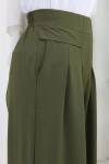 Geniş Paça Pileli Pantolon Haki 6718 Geniş Paça Pileli Pantolon Haki 6718
