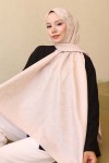 Desenli Jakarlı Şal Bej İpk110 Desenli Jakarlı Şal Bej İpk110