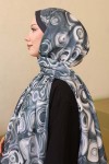 Desenli Şal Siyah İpk112 Desenli Şal Siyah İpk112