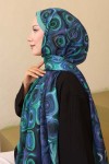 Desenli Şal Yeşil İpk112 Desenli Şal Yeşil İpk112