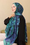 Desenli Şal Yeşil İpk112 Desenli Şal Yeşil İpk112