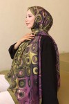 Desenli Şal Yağ Yeşili İpk112 Desenli Şal Yağ Yeşili İpk112