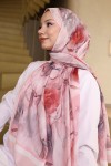 Desenli Şal Pembe Frt106 