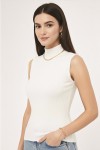 Balıkçı Yaka Triko Body N3238 Ekru