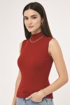 Balıkçı Yaka Triko Body N3238 Kırmızı