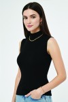 Balıkçı Yaka Triko Body N3238 Siyah
