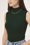 Balıkçı Yaka Triko Body N3238 Zümrüt Yeşili Balıkçı Yaka Triko Body N3238 Zümrüt Yeşili