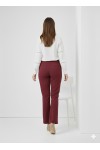 İspanyol Paça Pantolon A1106 Bordo