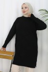 Triko Kazak S3019 Siyah Triko Kazak S3019 Siyah