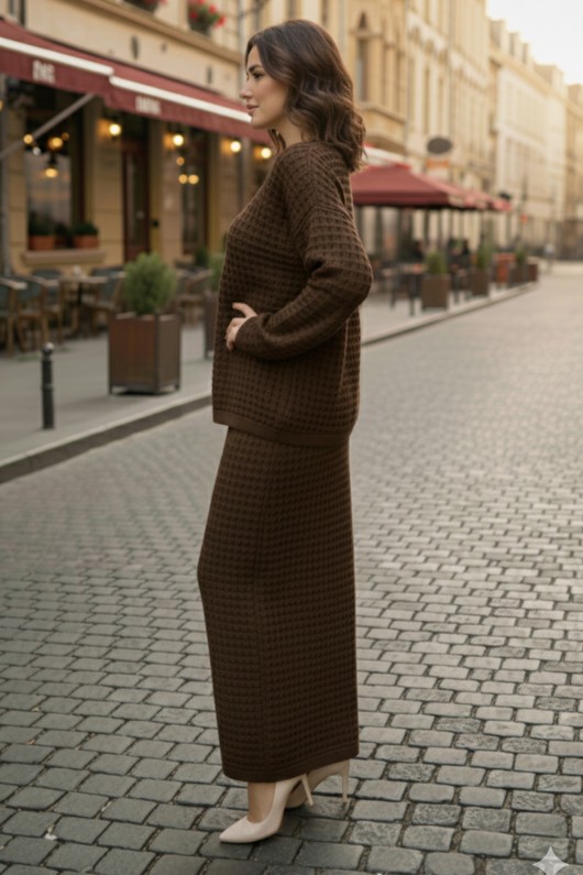 Triko Takım R4480 Kahverengi