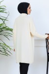 Triko Tunik N7083 Taş Rengi