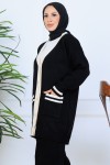 Cepli Triko Takım N7068 Siyah Cepli Triko Takım N7068 Siyah