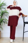 Triko Takım N7060 Bordo