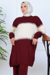 Triko Takım N7060 Bordo