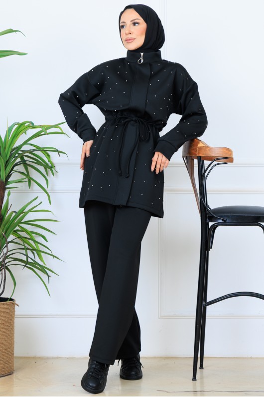 İncili Scuba Takım N5323 Siyah