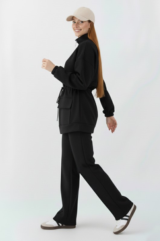 Belden Büzgülü Scuba Takım N5404 Siyah