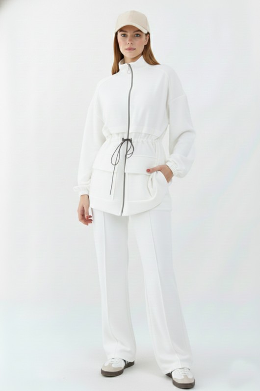 Belden Büzgülü Scuba Takım N5404 Beyaz