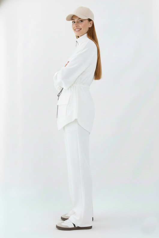 Belden Büzgülü Scuba Takım N5404 Beyaz