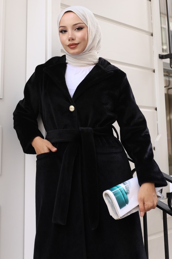 Tay Tüyü Kaban E9154 Siyah