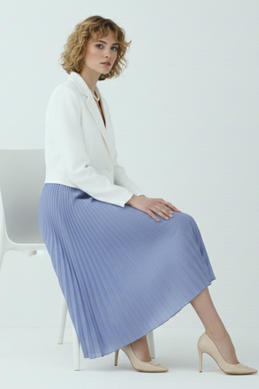 Piliseli Etek 4560 Mavi Piliseli Etek 4560 Mavi