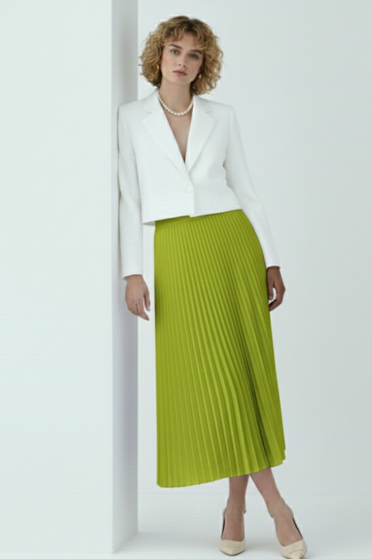 Piliseli Etek 4560 Yağ Yeşili