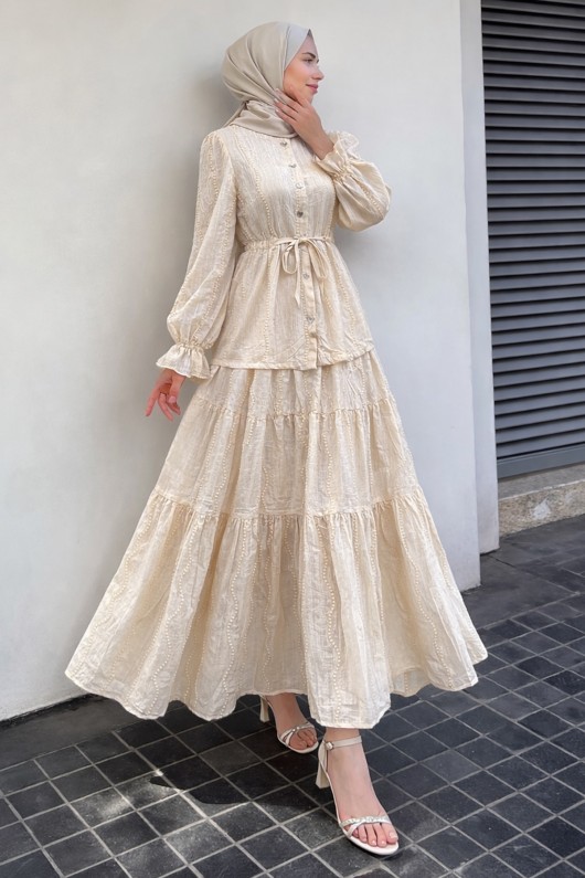 Fisto İi̇kili Takım A3019 Krem