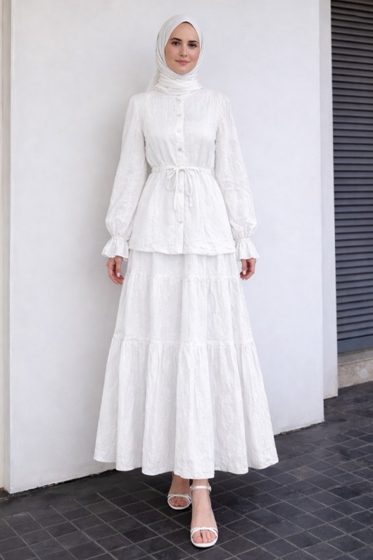 Fisto İi̇kili Takım A3019 Beyaz