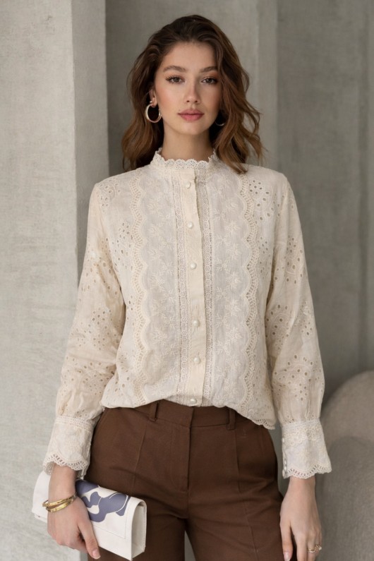 Fisto Gömlek A2001 Krem Fisto Gömlek A2001 Krem