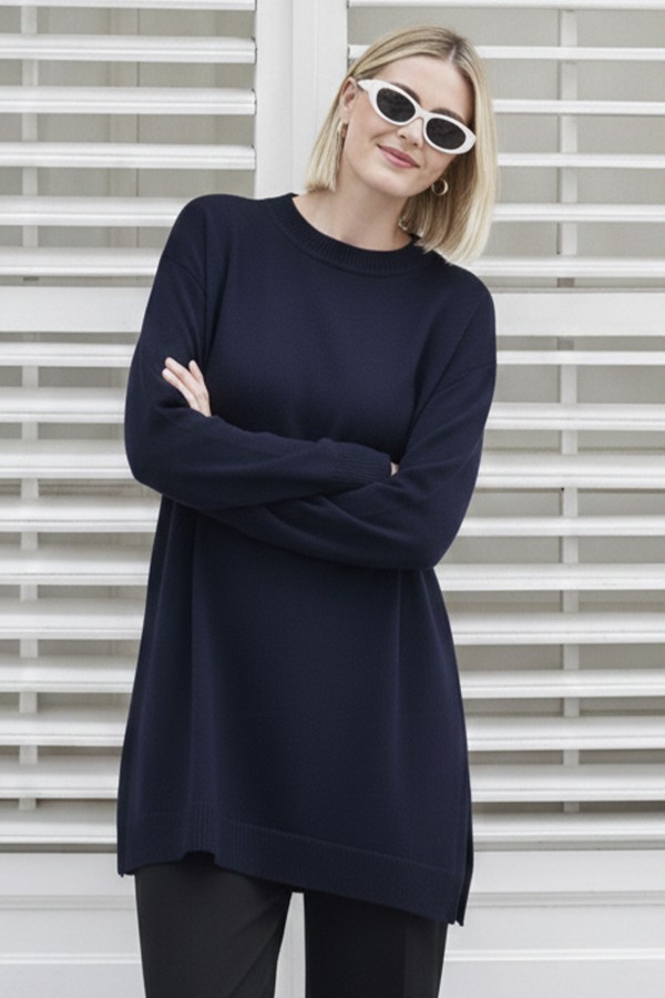Tesettür Tunik N3177 Lacivert Tesettür Tunik N3177 Lacivert