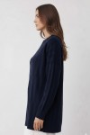 Desenli Tunik N3174 Lacivert