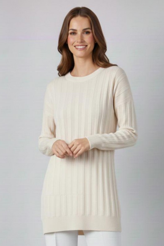 Desenli Tunik N3174 Taş Rengi Desenli Tunik N3174 Taş Rengi