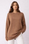 Desenli Tunik N3174 Vizon