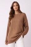 Desenli Tunik N3174 Vizon