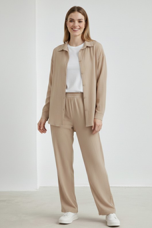 Keten İkili Takım B6710 Bej Keten İkili Takım B6710 Bej