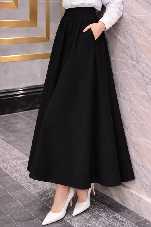 Çilek Etek N217 Siyah Çilek Etek N217 Siyah