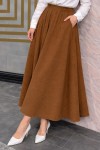 Çilek Etek N217 Taba
