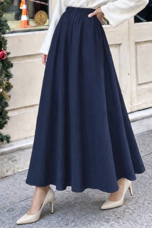 Modal Etek N218 Lacivert