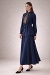 Fularlı İkili Takım N7193 Lacivert Fularlı İkili Takım N7193 Lacivert
