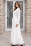 Kabartmalı Brodetakım N8112 Beyaz