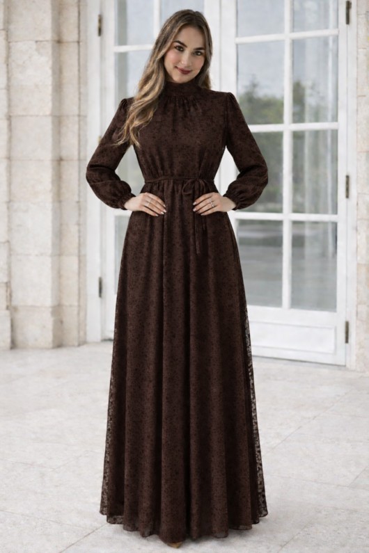 Danteli Elbise K2727 Kahverengi