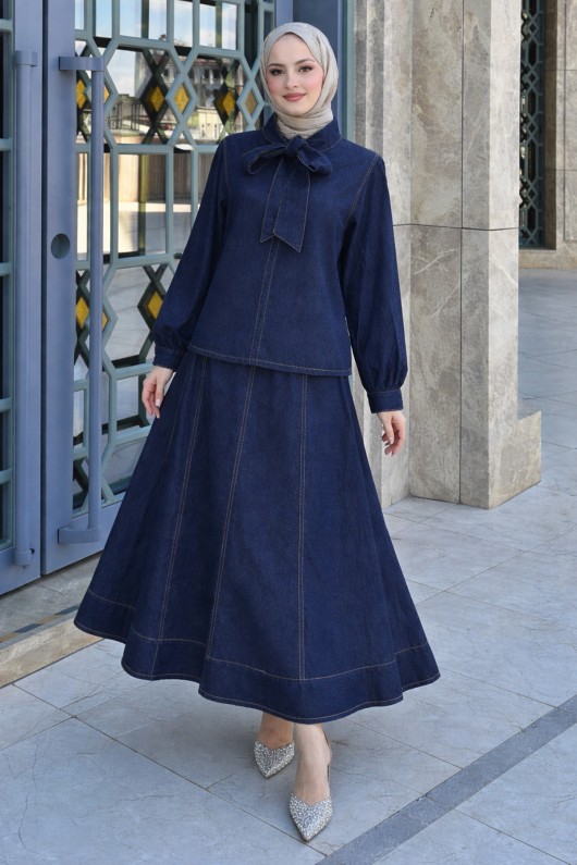 İkili Kot Takım M1005 Lacivert