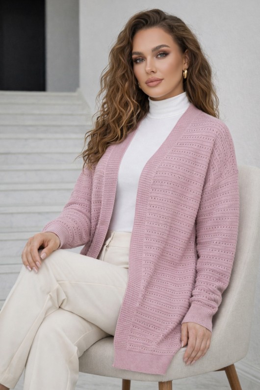 Yazlık Pamuk Hırka R7193 Gül