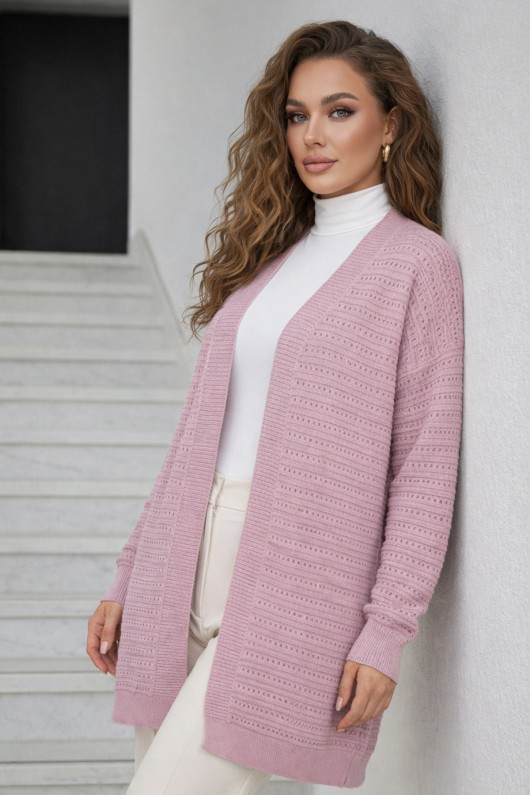 Yazlık Pamuk Hırka R7193 Gül