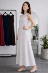 Kolsuz İçlik Elbise N8102 Gri Kolsuz İçlik Elbise N8102 Gri