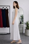 Kolsuz İçlik Elbise N8102 Gri Kolsuz İçlik Elbise N8102 Gri
