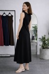 Kolsuz İçlik Elbise N8102 Siyah Kolsuz İçlik Elbise N8102 Siyah